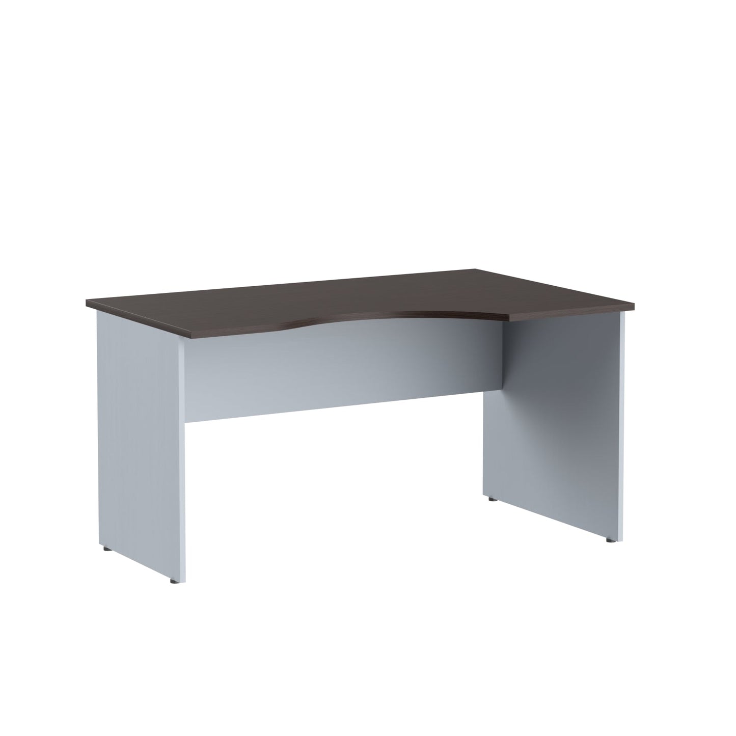 L SHAPE DESK, MADE IN E1 LAMINATE CHIPBOPARD,WITH WOODEN MODESTY PANEL AND LEGS by Treejar | Souqify
