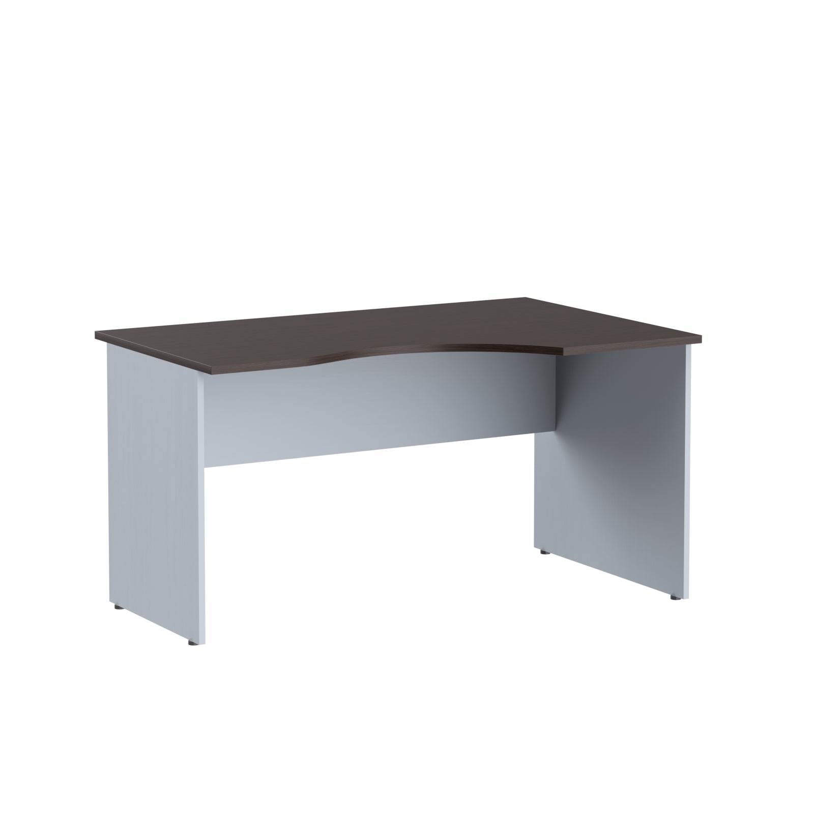 L SHAPE DESK, MADE IN E1 LAMINATE CHIPBOPARD,WITH WOODEN MODESTY PANEL AND LEGS by Treejar | Souqify