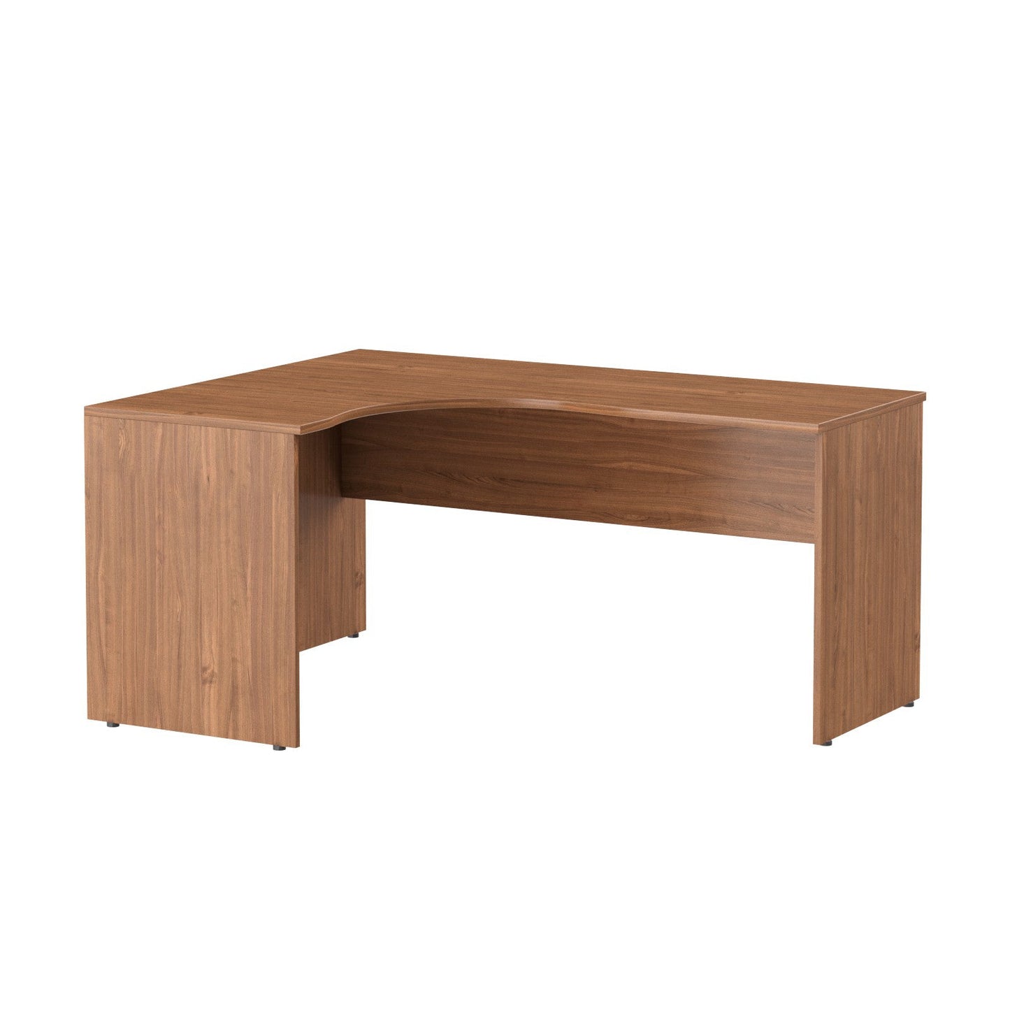 L SHAPE DESK, MADE IN E1 LAMINATE CHIPBOPARD,WITH WOODEN MODESTY PANEL AND LEGS by Treejar | Souqify