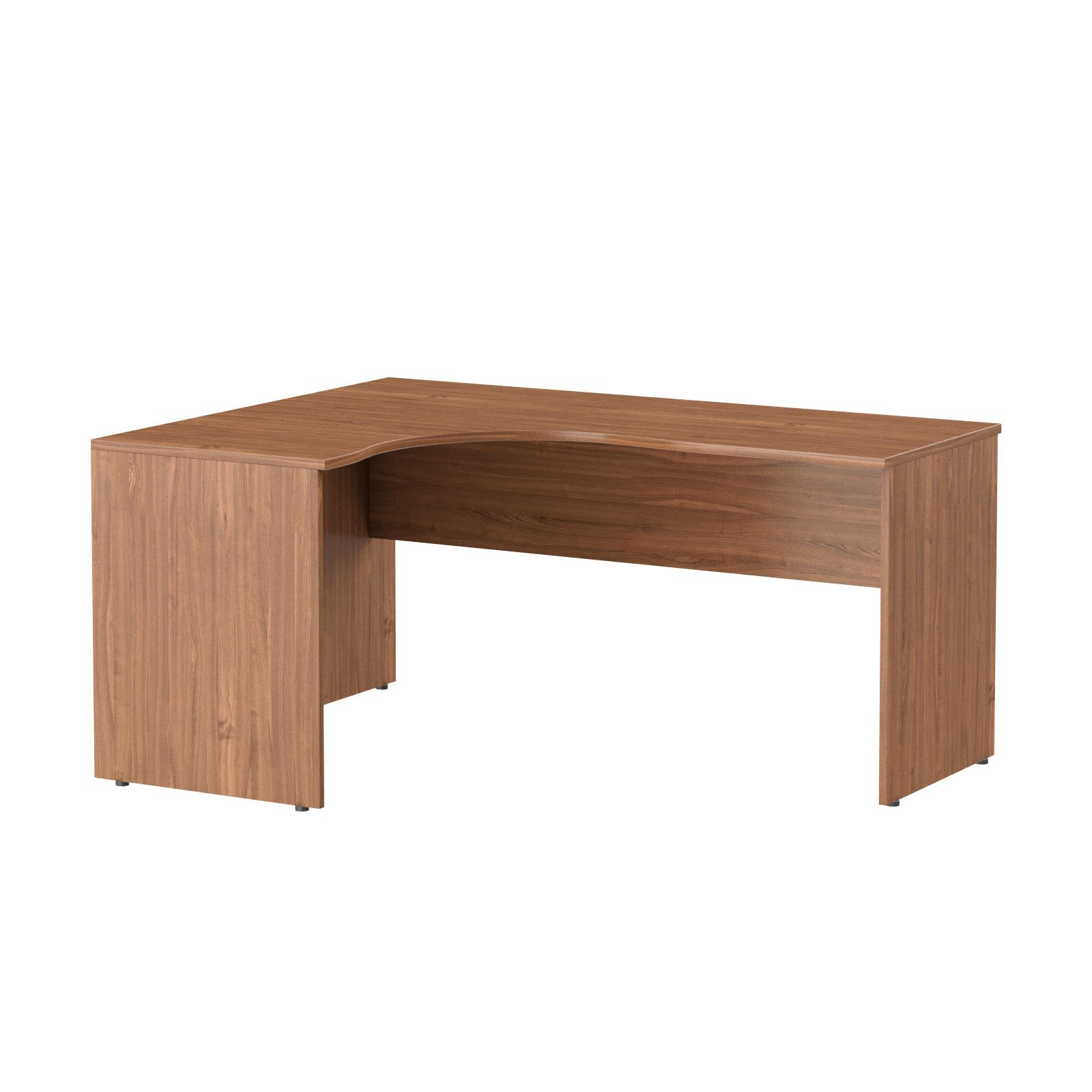 L SHAPE DESK, MADE IN E1 LAMINATE CHIPBOPARD,WITH WOODEN MODESTY PANEL AND LEGS by Treejar | Souqify