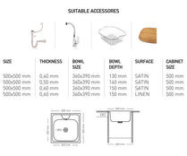 L002 LAY ON SERIES SINGLE BOWL KITCHEN SINK by Maykromluks | Souqify