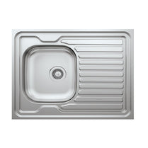 L009 LAY ON SERIES SINGLE BOWL KITCHEN SINK by Maykromluks | Souqify