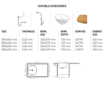 L009 LAY ON SERIES SINGLE BOWL KITCHEN SINK by Maykromluks | Souqify