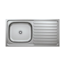 L013 LAY ON SERIES SINGLE BOWL KITCHEN SINK by Maykromluks | Souqify