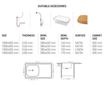 L013 LAY ON SERIES SINGLE BOWL KITCHEN SINK by Maykromluks | Souqify