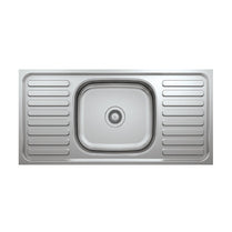 L014 LAY ON SERIES SINGLE BOWL KITCHEN SINK by Maykromluks | Souqify