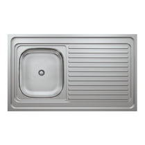 L015 LAY ON SERIES SINGLE BOWL KITCHEN SINK by Maykromluks | Souqify