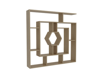Labrina Bookcase-SAPPHIRE OAK by DECOROTIKA | Souqify