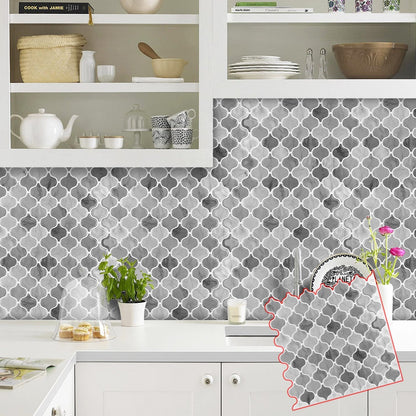 Lantern Grey Marble Vinyl Tile by Vivid Tiles | Souqify