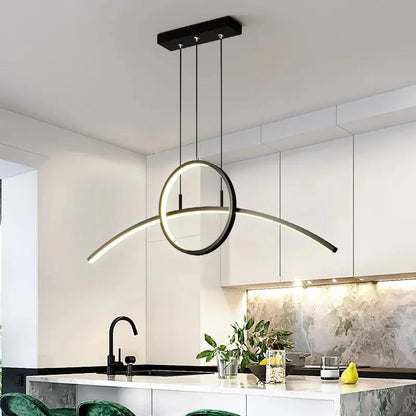 LED Modern Minimalist Light Dining Room Creative Personality Style Dining Table Bar Counter Study Room Light Fixtures by Zhongsan | Souqify