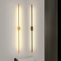 LED Simple Wall Lamp Long Strip Atmosphere Lamp Background Wall Lamp Decoration Modern Staircase Aisle Bedroom Bedside Light by Zhongsan | Souqify