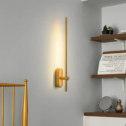 LED Simple Wall Lamp Long Strip Atmosphere Lamp Background Wall Lamp Decoration Modern Staircase Aisle Bedroom Bedside Light by Zhongsan | Souqify