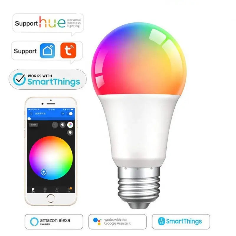 LED Smart Bulb Doodle Smart Alexa Google SmartThings voice control LED Light by Zhongsan | Souqify