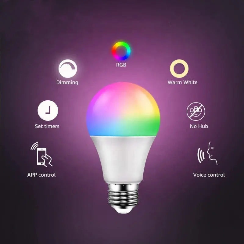 LED Smart Bulb Doodle Smart Alexa Google SmartThings voice control LED Light by Zhongsan | Souqify