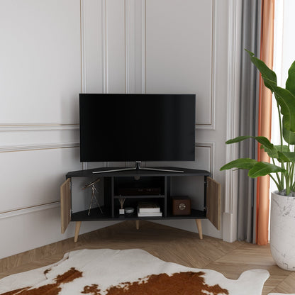 Lesson TV Unit Black Alina by DECOROTIKA | Souqify