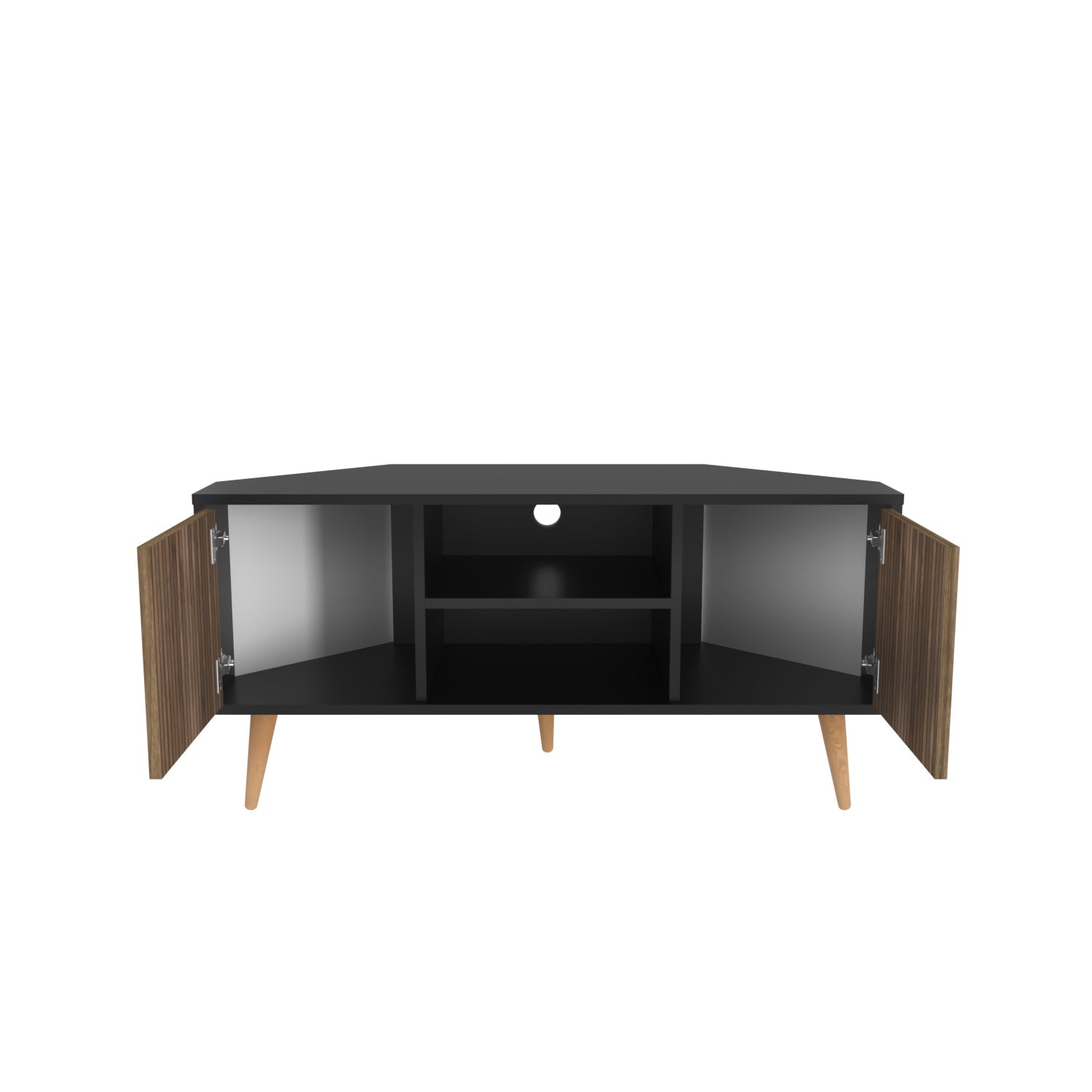 Lesson TV Unit Black Alina by DECOROTIKA | Souqify