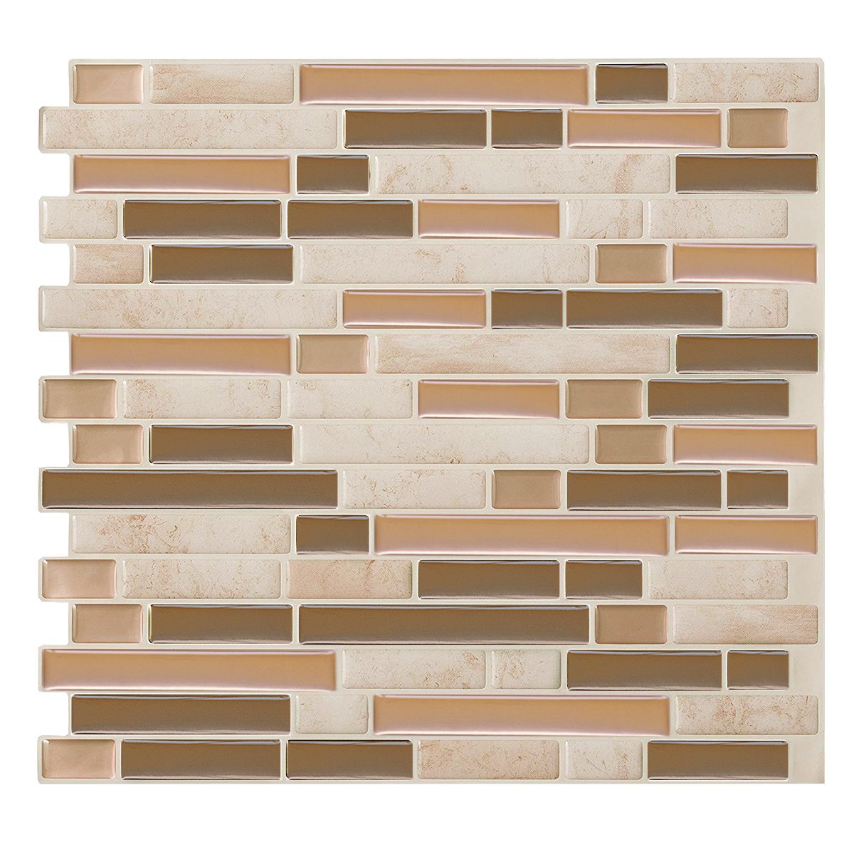 Light Pink Stone Strip Vinyl Tile T80707 by Vivid Tiles | Souqify