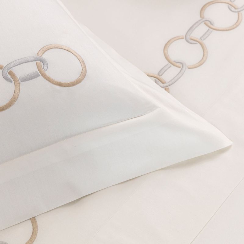 Links Embroidered Pillow Case Sham by 2 | Souqify
