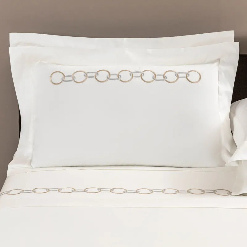 Links Embroidered Pillow Case Sham by 2 | Souqify