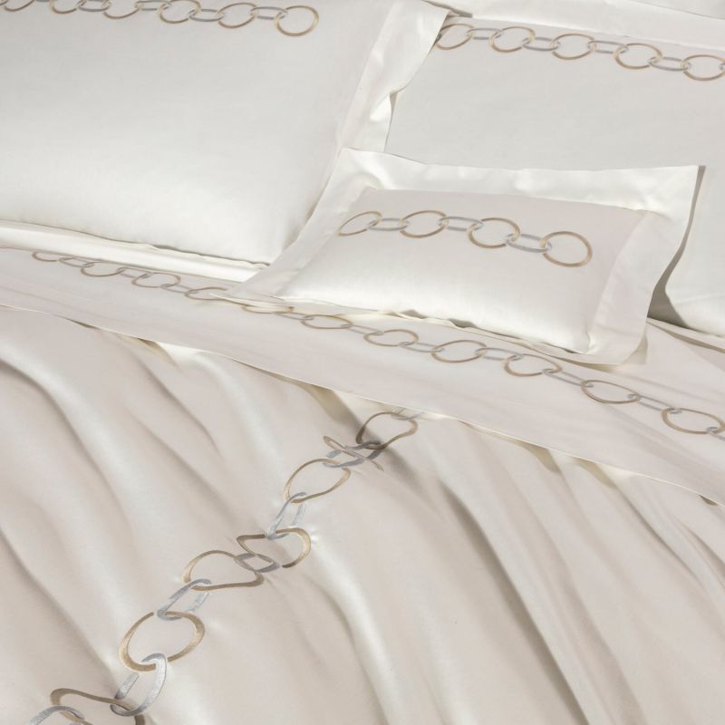 Links Embroidered Pillow Case Sham by 2 | Souqify