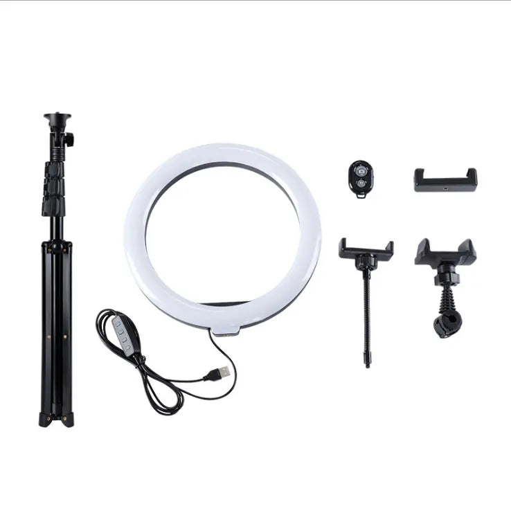 Live broadcast bracket fill light 10 inch mobile phone selfie beauty floor photography ring light anchor LED fill light by Zhongsan | Souqify