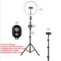 Live broadcast bracket fill light 10 inch mobile phone selfie beauty floor photography ring light anchor LED fill light by Zhongsan | Souqify