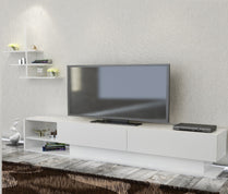 Liza TV Unit-White by DECOROTIKA | Souqify