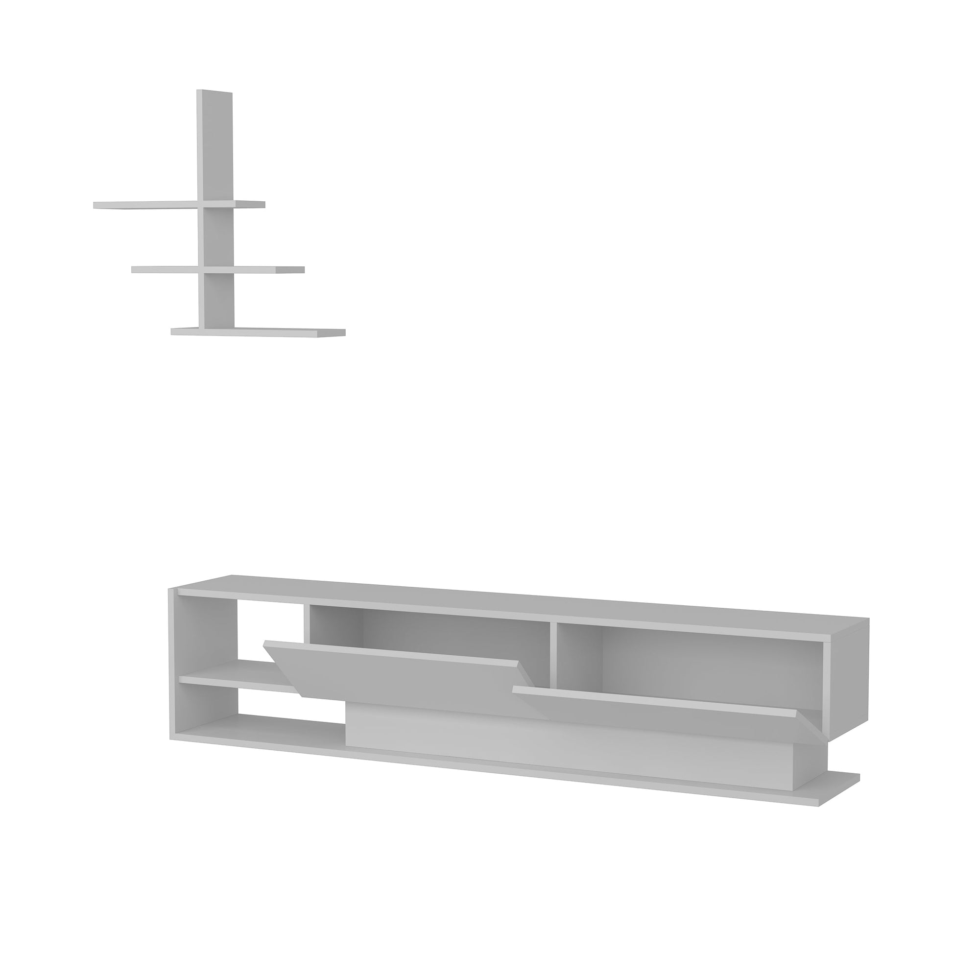 Liza TV Unit-White by DECOROTIKA | Souqify