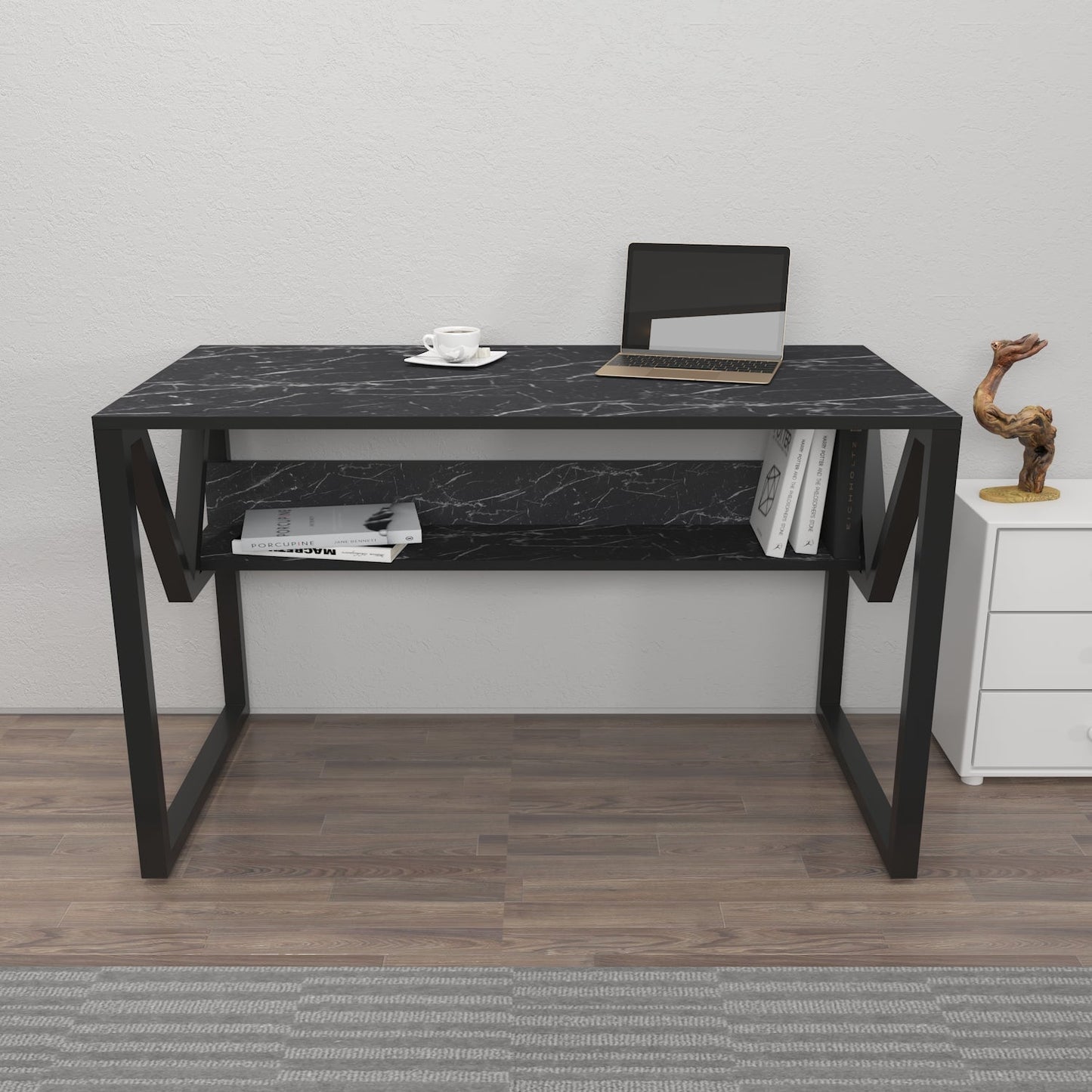 Lona Çalma Masas Bendir Siyah Metal by DECOROTIKA | Souqify