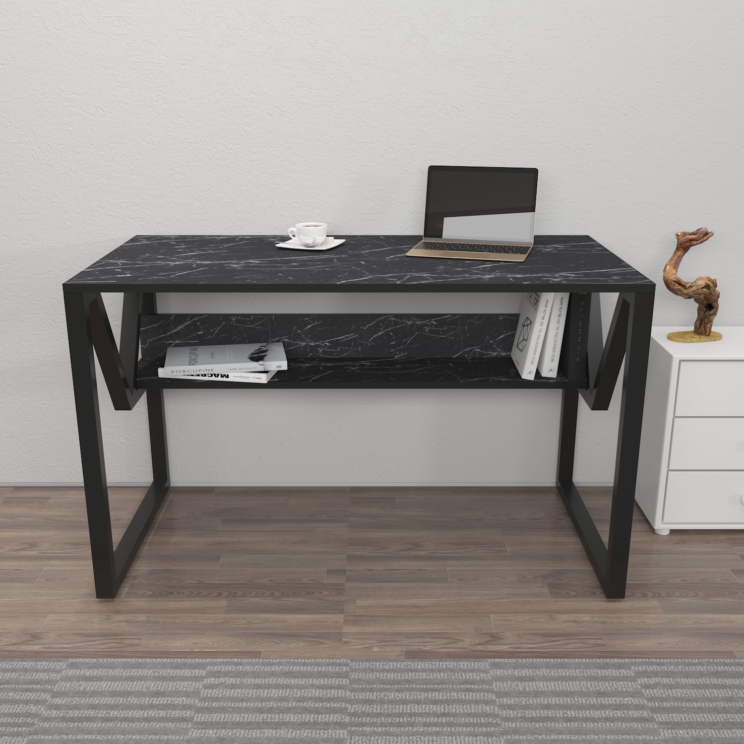 Lona Çalma Masas Bendir Siyah Metal by DECOROTIKA | Souqify