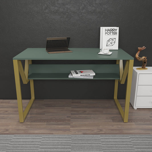 Lona Çal??ma Masas? Silva Gold Metal by DECOROTIKA | Souqify