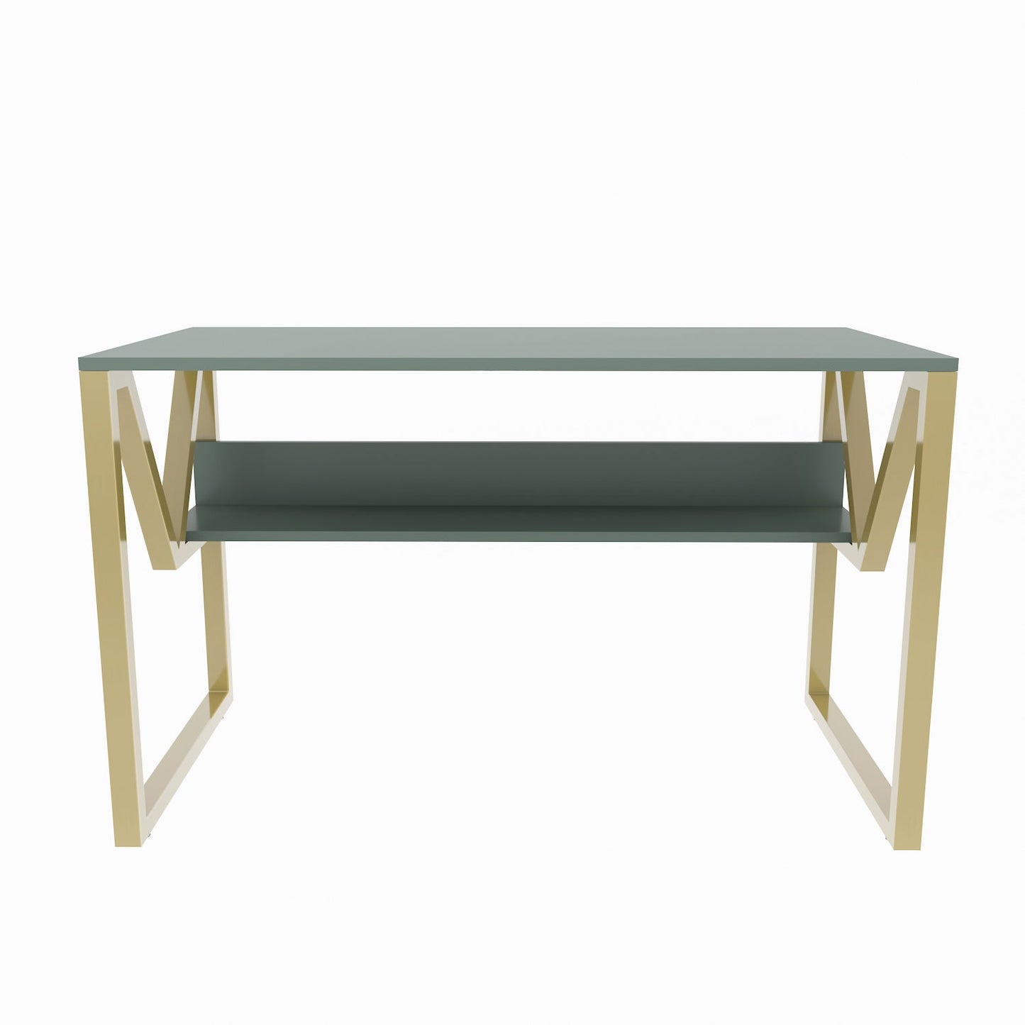 Lona Çal??ma Masas? Silva Gold Metal by DECOROTIKA | Souqify