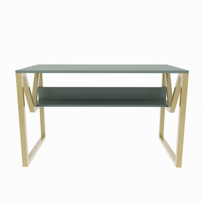 Lona Çal??ma Masas? Silva Gold Metal by DECOROTIKA | Souqify
