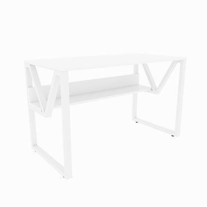 Lona Çal??ma Masas? White White Metal by DECOROTIKA | Souqify