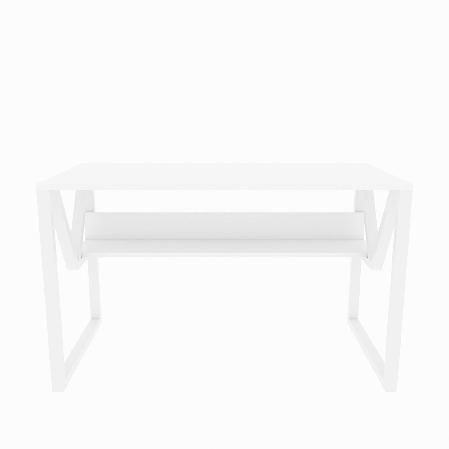Lona Çal??ma Masas? White White Metal by DECOROTIKA | Souqify