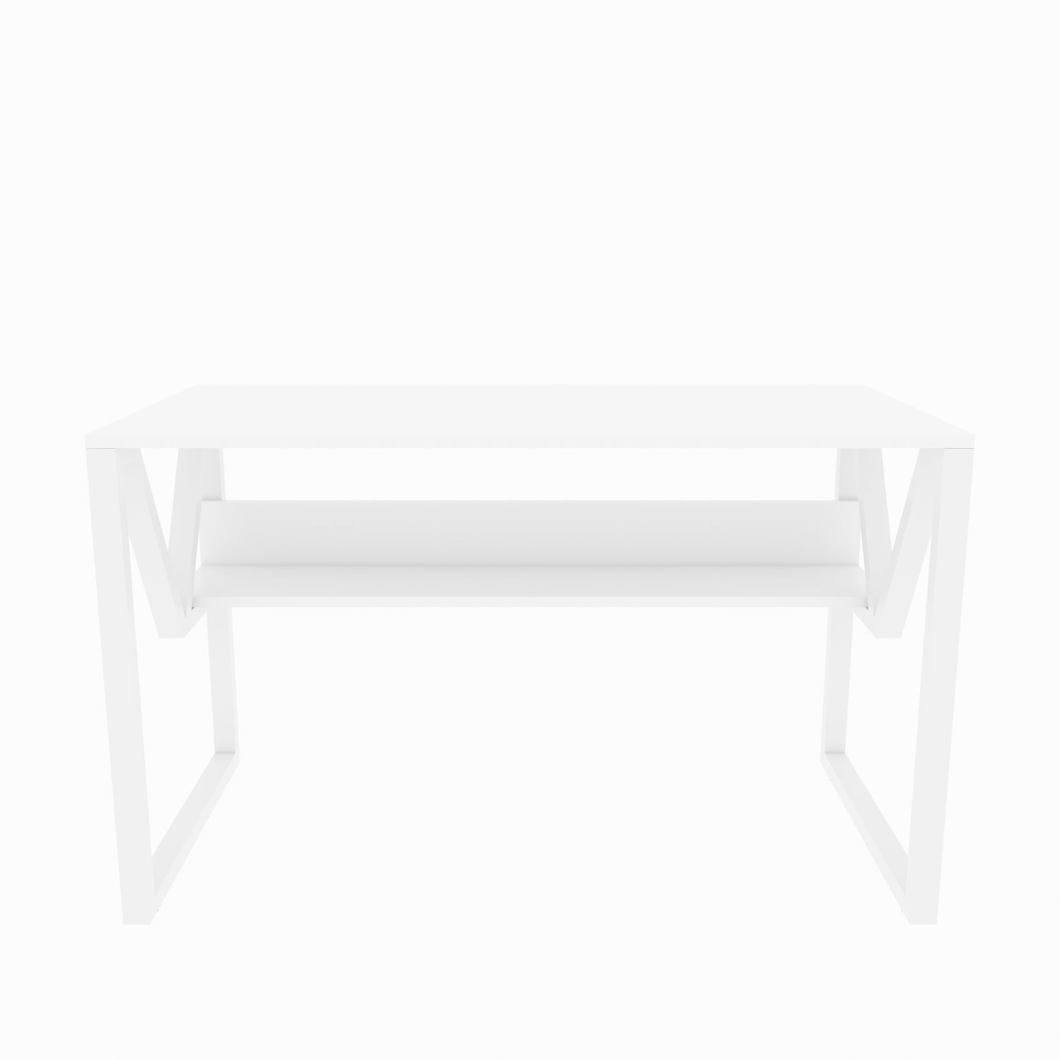 Lona Çal??ma Masas? White White Metal by DECOROTIKA | Souqify