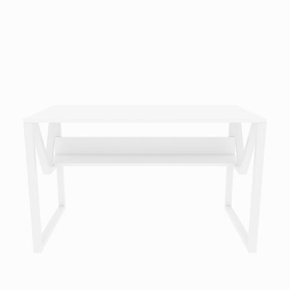 Lona Çal??ma Masas? White White Metal by DECOROTIKA | Souqify