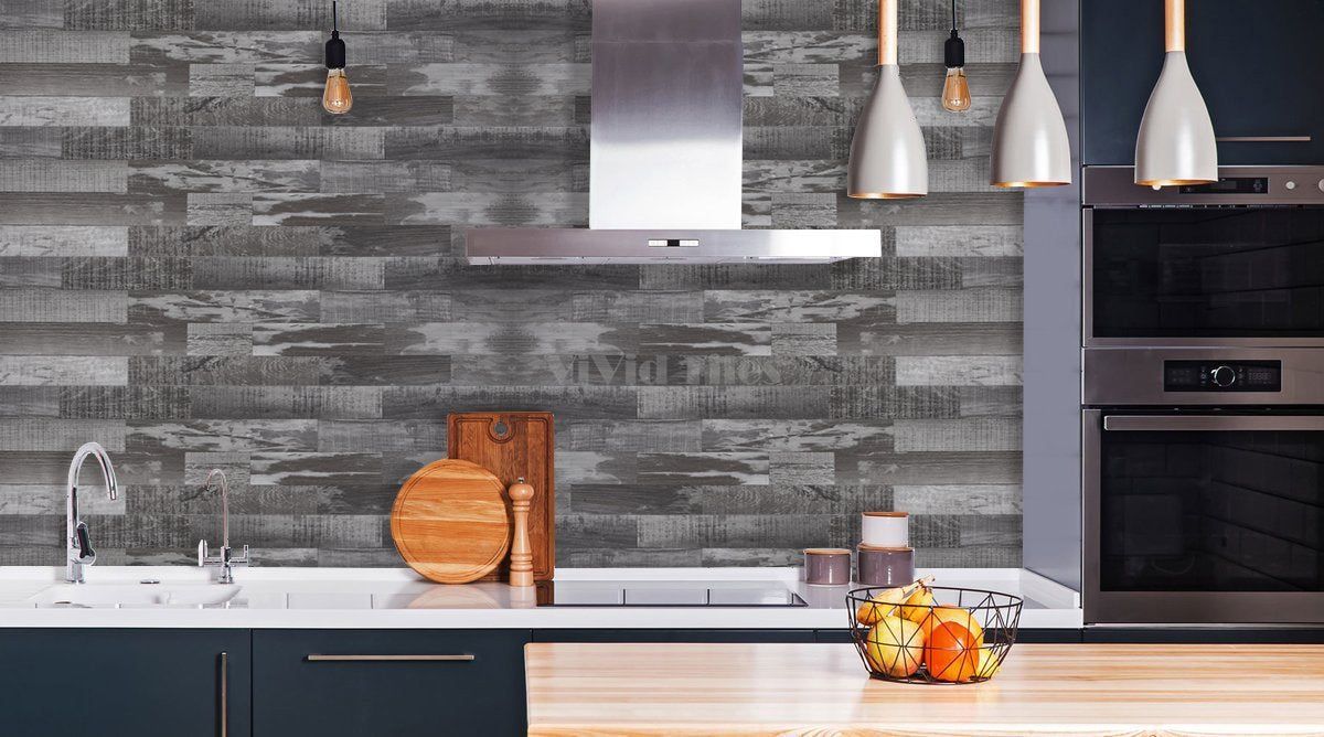 Long Strip Wood Look PVC Composite Tile WJ-89 by Vivid Tiles | Souqify