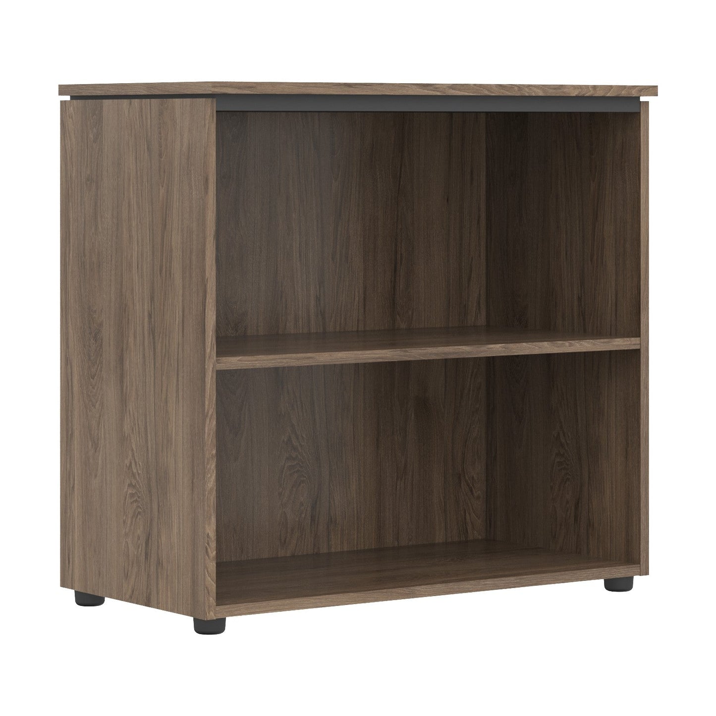 LOW HEIGHT CABINET MADE IN E1 LAMINATE CHIPBOARD WITH OPEN SHELVES 429x423x821 Karia Palmyra by Treejar | Souqify