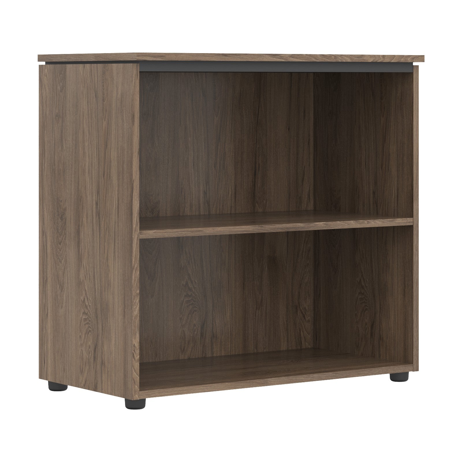 LOW HEIGHT CABINET MADE IN E1 LAMINATE CHIPBOARD WITH OPEN SHELVES 429x423x821 Karia Palmyra by Treejar | Souqify