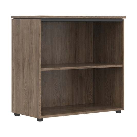 LOW HEIGHT CABINET MADE IN E1 LAMINATE CHIPBOARD WITH OPEN SHELVES 429x423x821 Karia Palmyra by Treejar | Souqify