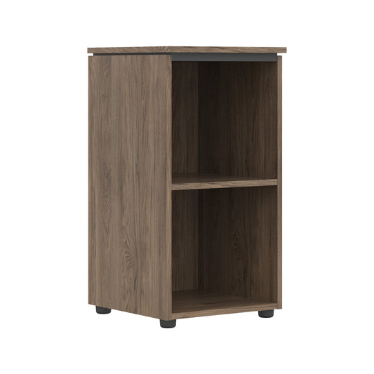 LOW HEIGHT CABINET MADE IN E1 LAMINATE CHIPBOARD WITH OPEN SHELVES 429x423x821 Karia Palmyra by Treejar | Souqify