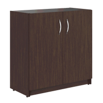 LOW HEIGHT CABINET MADE IN E1 LAMINATE CHIPBOARD WITH WOODEN SWING DOORS by Treejar | Souqify