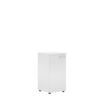 LOW HEIGHT CABINET, MADE IN E1 LAMINATE CHIPBOARD, WITH WOODEN SWING DOORS by Treejar | Souqify