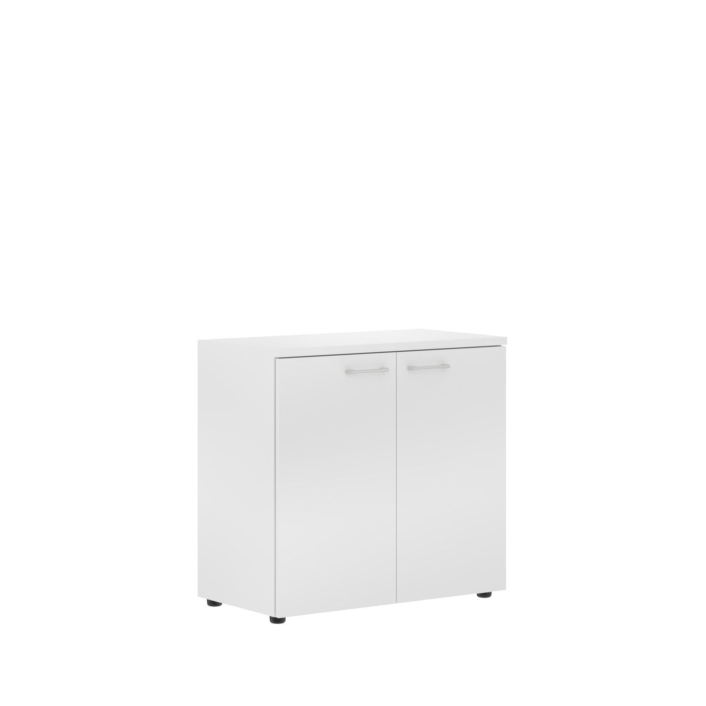LOW HEIGHT CABINET, MADE IN E1 LAMINATE CHIPBOARD, WITH WOODEN SWING DOORS by Treejar | Souqify