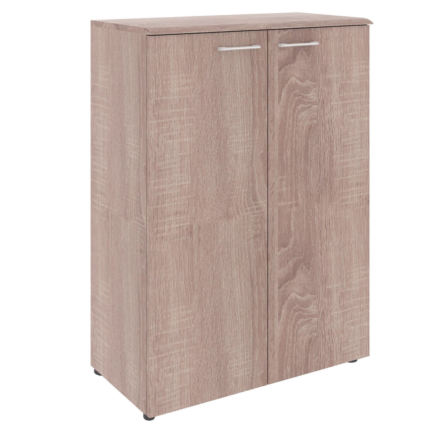 LOW HEIGHT CABINET MADE IN E1 LAMINATE CHIPBOARD WITH WOODEN SWING DOORS by Treejar | Souqify