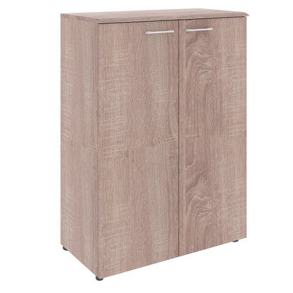 LOW HEIGHT CABINET MADE IN E1 LAMINATE CHIPBOARD WITH WOODEN SWING DOORS by Treejar | Souqify