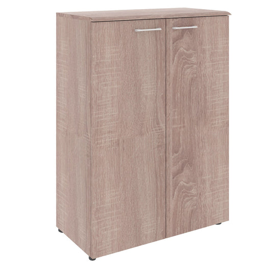 LOW HEIGHT CABINET MADE IN E1 LAMINATE CHIPBOARD WITH WOODEN SWING DOORS by Treejar | Souqify