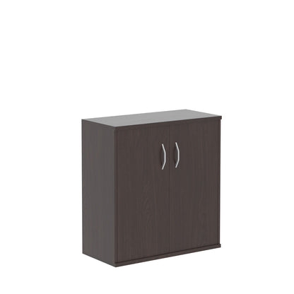 LOW HEIGHT CABINET, MADE IN E1 LAMINATE CHIPBOARD, WITH WOODEN SWING DOORS by Treejar | Souqify