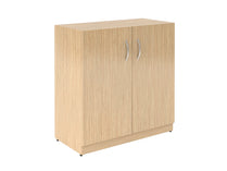 LOW HEIGHT CABINET MADE IN E1 LAMINATE CHIPBOARD WITH WOODEN SWING DOORS by Treejar | Souqify